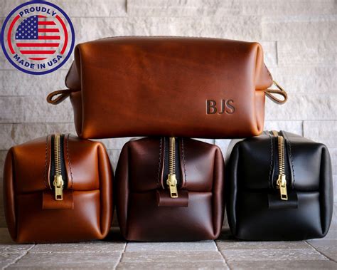 monogrammed toiletry bags for men